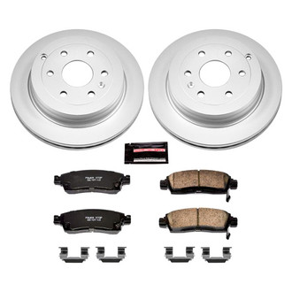 PowerStop® - Z17 Evolution Geomet® Plain Rear Brake Kit
