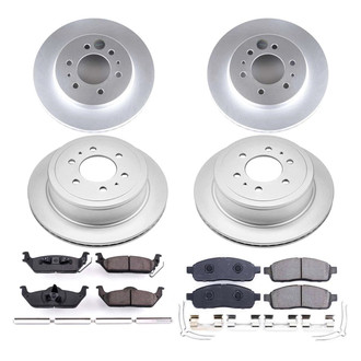 PowerStop® - Z17 Evolution Geomet® Plain Front and Rear Brake Kit