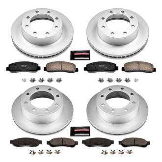 PowerStop® - Z17 Evolution Geomet® Plain Front and Rear Brake Kit