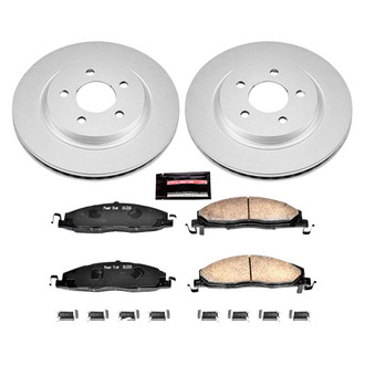 PowerStop® - Z17 Evolution Geomet® Plain Rear Brake Kit