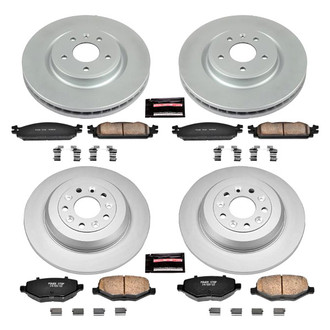 PowerStop® - Z17 Evolution Geomet® Plain Brake Kit