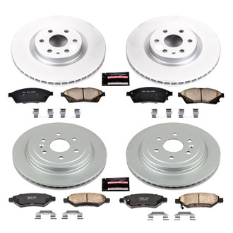 PowerStop® - Z17 Evolution Geomet® Plain Brake Kit
