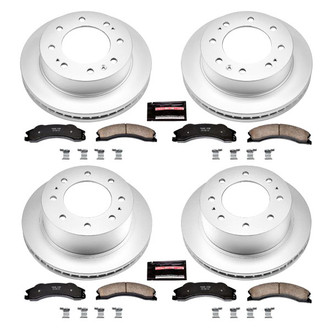 PowerStop® - Z17 Evolution Geomet® Plain Front and Rear Brake Kit