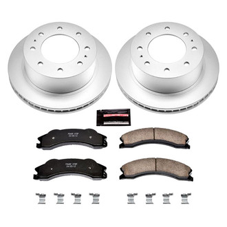 PowerStop® CRK5563 - Z17 Evolution Geomet® Plain Rear Brake Kit