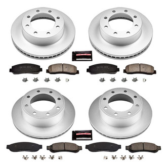 PowerStop® - Z17 Evolution Geomet® Plain Front and Rear Brake Kit
