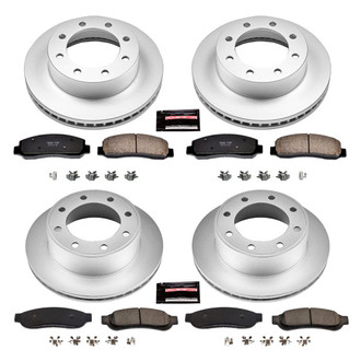 PowerStop® - Z17 Evolution Geomet® Plain Front and Rear Brake Kit
