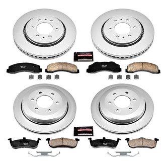 PowerStop® - Z17 Evolution Geomet® Plain Brake Kit