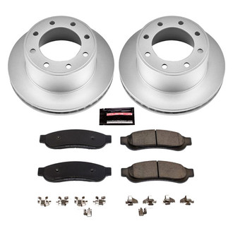 PowerStop® - Z17 Evolution Geomet® Plain Rear Brake Kit
