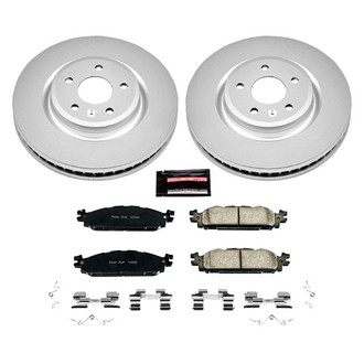 PowerStop® - Z17 Evolution Geomet® Plain Front Brake Kit