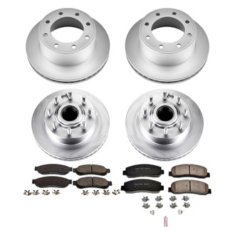PowerStop® - Z17 Evolution Geomet® Plain Front and Rear Brake Kit