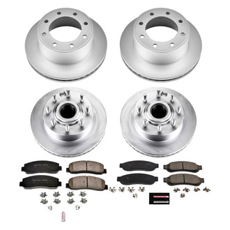 PowerStop® - Z17 Evolution Geomet® Plain Front and Rear Brake Kit