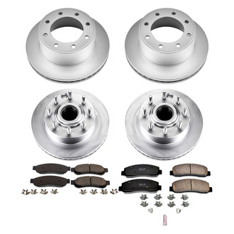 PowerStop® - Z17 Evolution Geomet® Plain Front and Rear Brake Kit