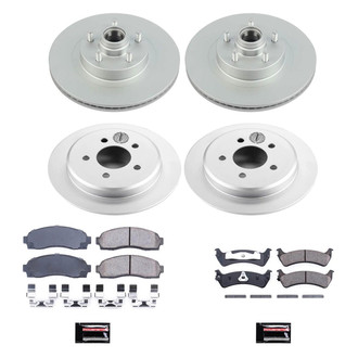 PowerStop® - Z17 Evolution Geomet® Plain Front and Rear Brake Kit