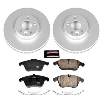 PowerStop® - Z17 Evolution Geomet® Plain Front Brake Kit