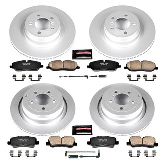 PowerStop® - Z17 Evolution Geomet® Plain Brake Kit