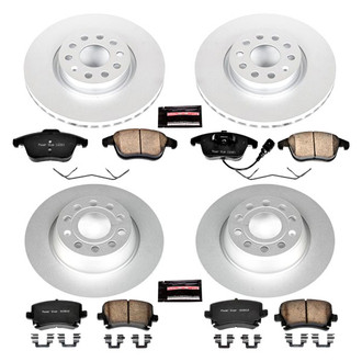 PowerStop® - Z17 Evolution Geomet® Plain Front and Rear Brake Kit