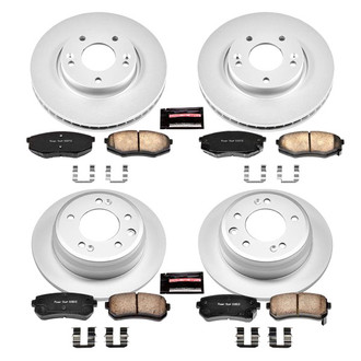 PowerStop® - Z17 Evolution Geomet® Plain Brake Kit