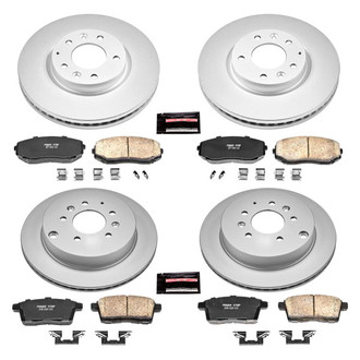 PowerStop® - Z17 Evolution Geomet® Plain Brake Kit