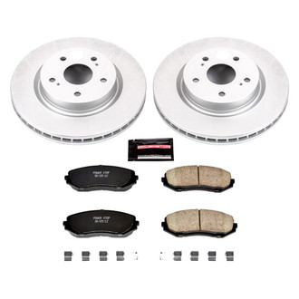 PowerStop® - Z17 Evolution Geomet® Plain Front Brake Kit