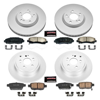 PowerStop® - Z17 Evolution Geomet® Plain Front and Rear Brake Kit