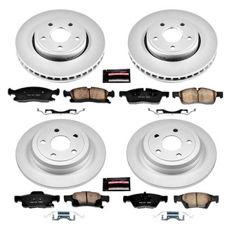 PowerStop® - Z17 Evolution Geomet® Plain Brake Kit