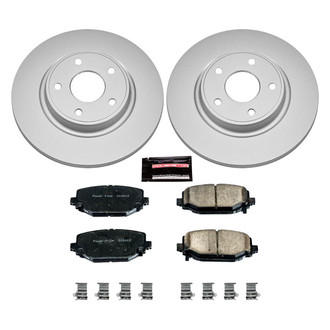 PowerStop® CRK5961 - Z17 Evolution Geomet® Plain Rear Brake Kit