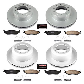 PowerStop® - Z17 Evolution Geomet® Plain Front and Rear Brake Kit