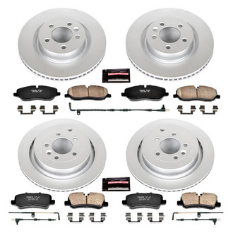 PowerStop® - Z17 Evolution Geomet® Plain Front and Rear Brake Kit