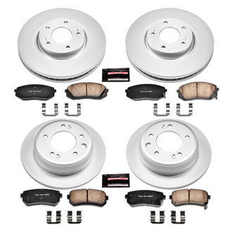 PowerStop® - Z17 Evolution Geomet® Plain Front and Rear Brake Kit