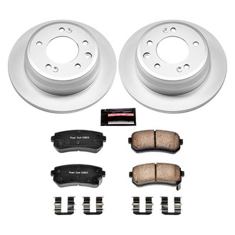 PowerStop® - Z17 Evolution Geomet® Plain Rear Brake Kit