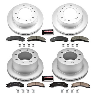 PowerStop® - Z17 Evolution Geomet® Plain Front and Rear Brake Kit