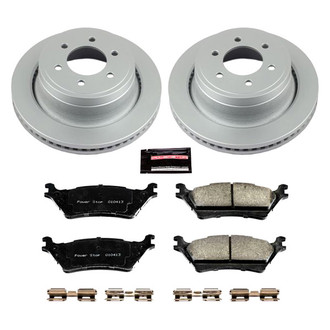PowerStop® - Z17 Evolution Geomet® Plain Rear Brake Kit
