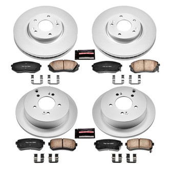 PowerStop® - Z17 Evolution Geomet® Plain Front and Rear Brake Kit