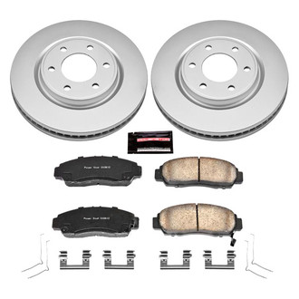 PowerStop® - Z17 Evolution Geomet® Plain Front Brake Kit
