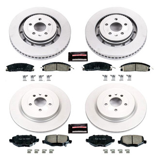 PowerStop® - Z17 Evolution Geomet® Plain Front and Rear Brake Kit