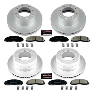 PowerStop® - Z17 Evolution Geomet® Plain Front and Rear Brake Kit