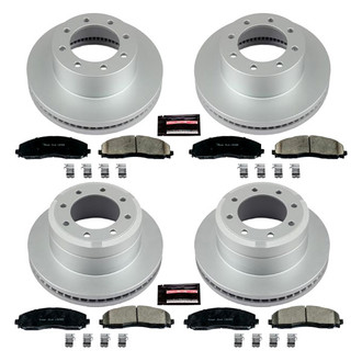 PowerStop® - Z17 Evolution Geomet® Plain Front and Rear Brake Kit