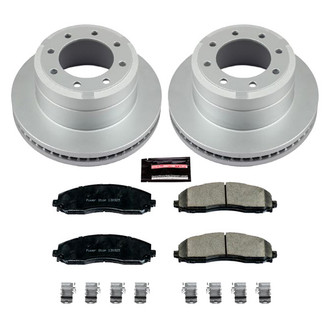 PowerStop® - Z17 Evolution Geomet® Plain Rear Brake Kit
