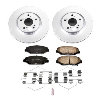 PowerStop® - Z17 Evolution Geomet® Plain Front Brake Kit
