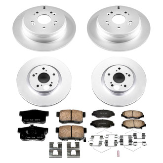 PowerStop® - Z17 Evolution Geomet® Plain Brake Kit