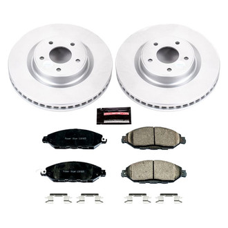 PowerStop® - Z17 Evolution Geomet® Plain Front Brake Kit
