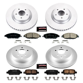 PowerStop® - Z17 Evolution Geomet® Plain Brake Kit