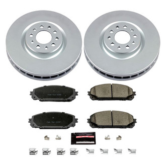 PowerStop® - Z17 Evolution Geomet® Plain Front Brake Kit