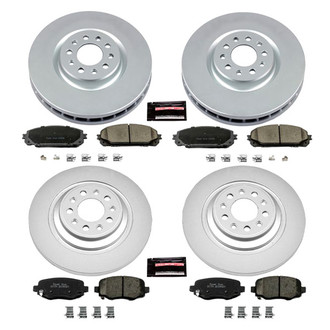 PowerStop® - Z17 Evolution Geomet® Plain Front and Rear Brake Kit
