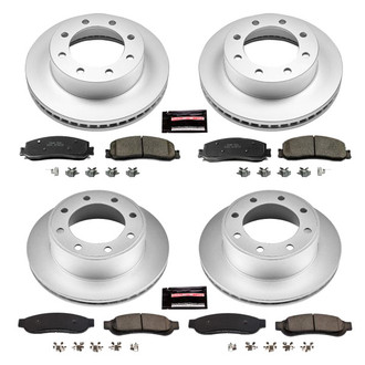 PowerStop® - Z17 Evolution Geomet® Plain Front and Rear Brake Kit