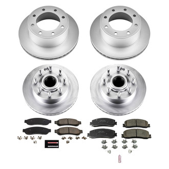 PowerStop® - Z17 Evolution Geomet® Plain Front and Rear Brake Kit