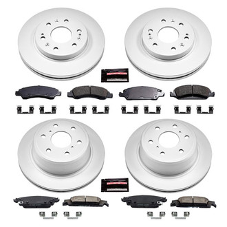PowerStop® - Z17 Evolution Geomet® Plain Front and Rear Brake Kit