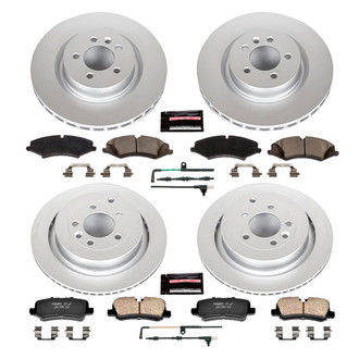 PowerStop® - Z17 Evolution Geomet® Plain Front and Rear Brake Kit