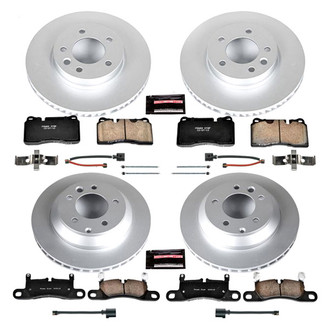 PowerStop® - Z17 Evolution Geomet® Plain Front and Rear Brake Kit