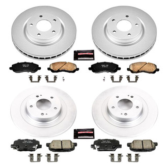 PowerStop® - Z17 Evolution Geomet® Plain Brake Kit
